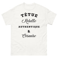Thumbnail for T-shirt Cosnoise blanc - Têtue, Rebelle, Authentique