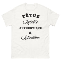 Thumbnail for T-shirt Besançon blanc - Têtue, Rebelle et Authentique