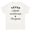 T-shirt Corrèze blanc - Fierté et humour des têtus
