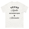 T-shirt Béarn blanc - Têtue, Rebelle, Authentique Béarnaise