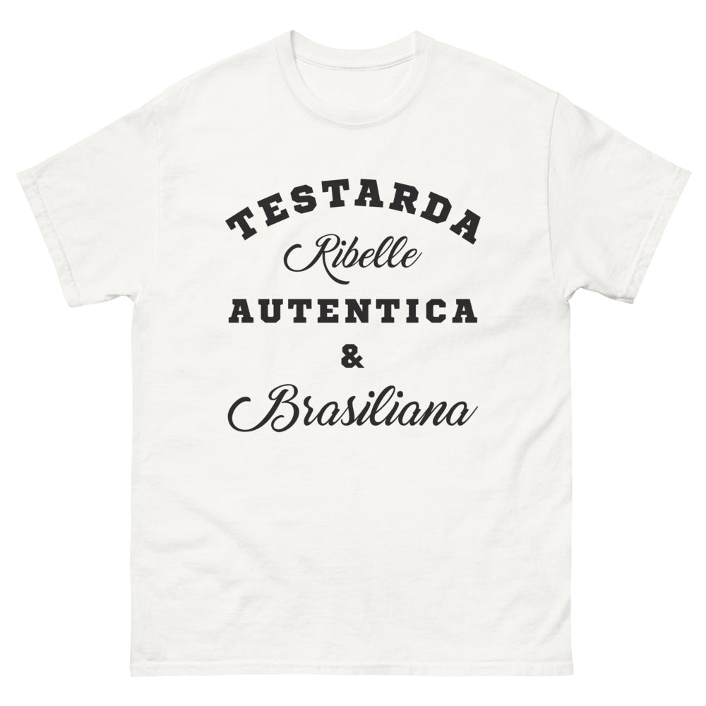 T-Shirt Brésil blanc — Esprit libre et humour authentique
