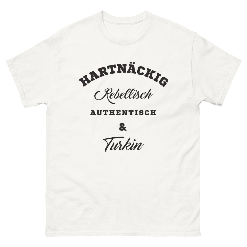 T-shirt Turquie blanc - Hartnäckig Rebellisch Authentisch