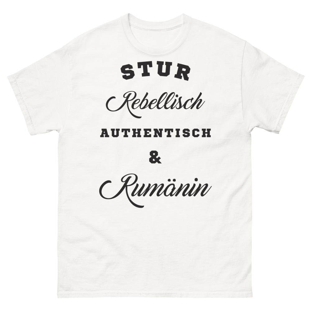T-shirt Roumanie blanc - Stur & Authentisch