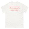 T-shirt Maroc blanc - clin d'œil aux coutumes exotiques