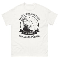 Thumbnail for T-shirt Guadeloupe blanc - Arrête de me faire chier