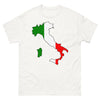 T-shirt Italie blanc - Fierté et humour de nos racines