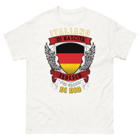 Thumbnail for T-Shirt Italo-tedesca bianca - Italiano di nascita, tedesco per grazia di Dio
