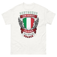 Thumbnail for T-shirt Allemagne Italie blanc - Deutscher von Geburt, Italiener von Gottes Gnaden