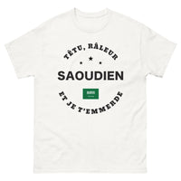 Thumbnail for T-shirt Saoudien blanc - Têtu râleur