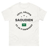 T-shirt Saoudien blanc - Têtu râleur