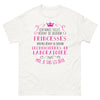 T-shirt princesse et technicienne de laboratoire blanc - je suis les deux