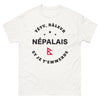 T-shirt Népalais blanc - Têtu râleur, franc-parler