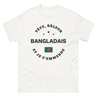 Thumbnail for T-shirt Bangladais blanc - Têtu râleur, fier de l'être