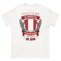 Thumbnail for T-Shirt Italia-Perù Bianco - Italiano di nascita, peruviano per grazia