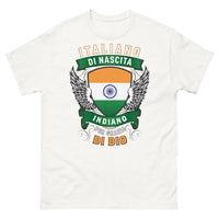 Thumbnail for T-Shirt Italia-Indonesia bianca - Italiano di nascita, Indiano per grazia divina