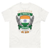 T-Shirt Italia-Indonesia bianca - Italiano di nascita, Indiano per grazia divina