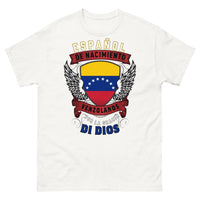 Thumbnail for T-shirt Venezuela blanc - Venezolanos de nacimiento, por la gracia de Dios