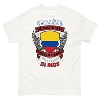 Thumbnail for T-shirt Colombie blanc - Colombiano por la Gracia de Dios