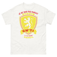Thumbnail for T-shirt Chti blanc - Presque parfait c'est déjà bien