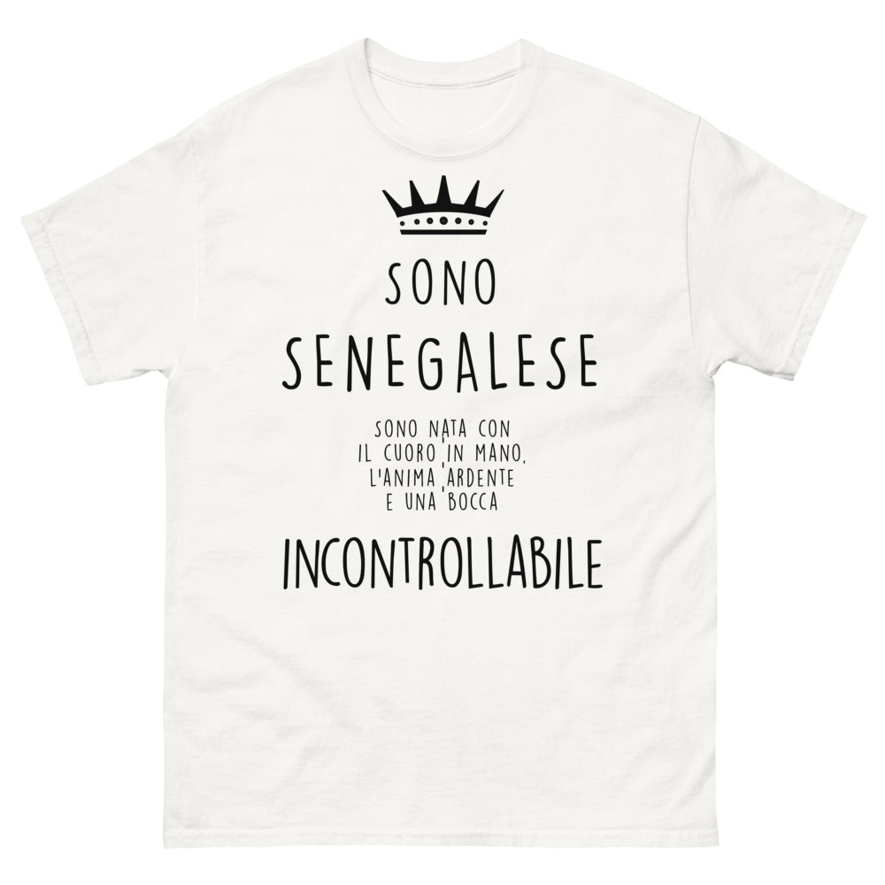 T-Shirt Senegal Bianco - Cuore e Anima