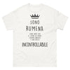 T-Shirt Romania Bianco - Sono nato con il cuore in mano