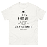 Thumbnail for T-shirt Roumanie blanc - Ausdruck voller Leidenschaft