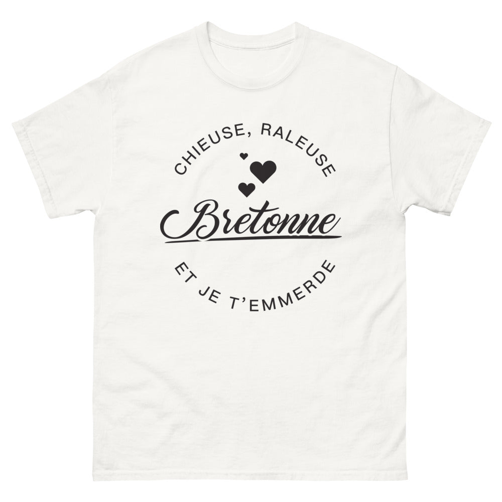 T-shirt Bretagne blanc - Chieuse râleuse bretonne