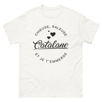 Thumbnail for T-shirt Catalan blanc - Chieuse râleuse catalane