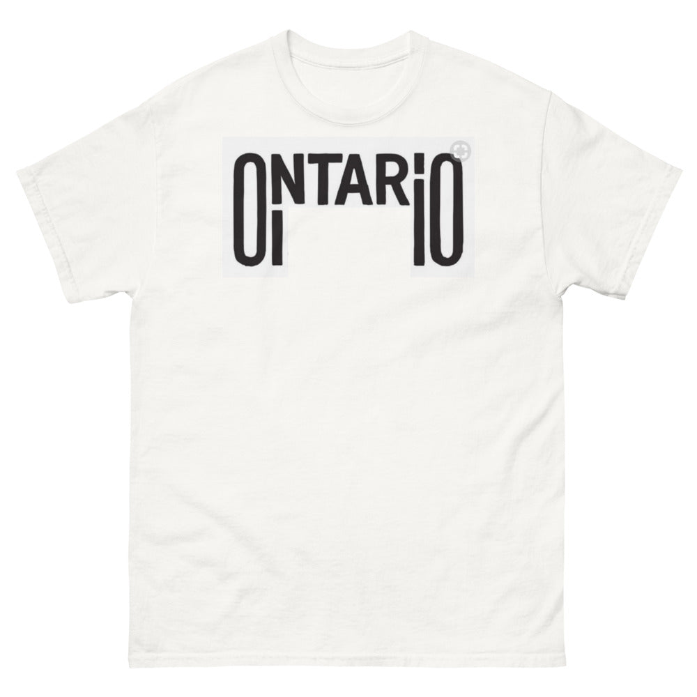T-shirt Ontario blanc - design clair et subtil
