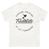 T-shirt triathlète blanc - chieuse, râleuse, triathlète