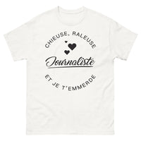 Thumbnail for T-shirt journaliste blanc - chieuse-râleuse