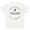 T-shirt journaliste blanc - chieuse-râleuse