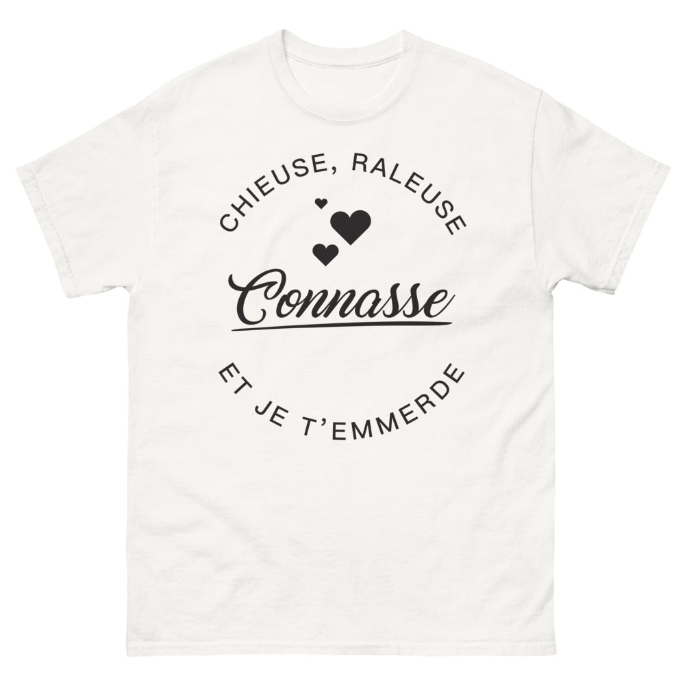 T-shirt chieuse râleuse blanc - et je t'emmerde