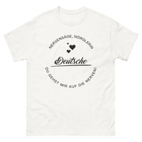 Thumbnail for T-shirt Allemagne blanc - Deutsche Du Gehst Mir Auf Die Nerven