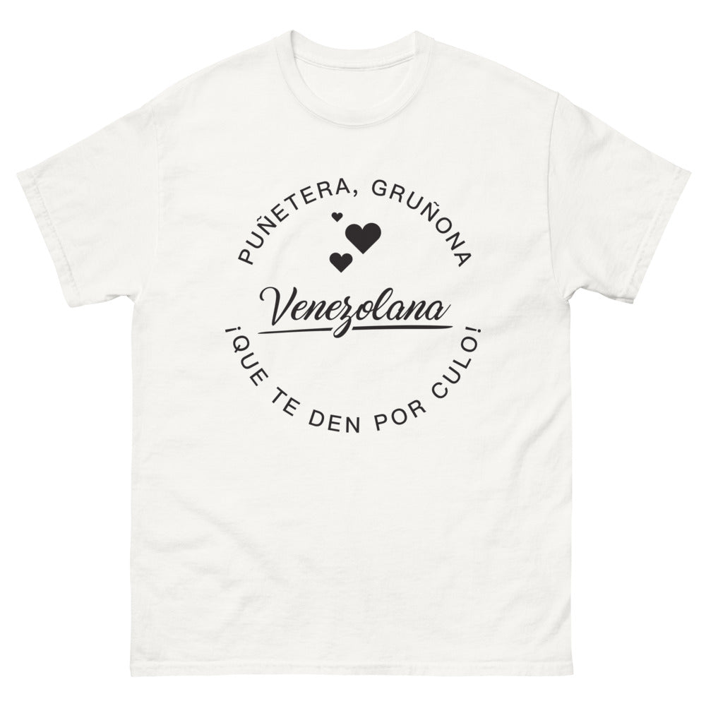 T-shirt Venezuela blanc - design audacieux et humoristique