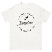 Thumbnail for T-shirt Venezuela blanc - design audacieux et humoristique
