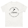 T-shirt roumain blanc - puntera gruñona clair