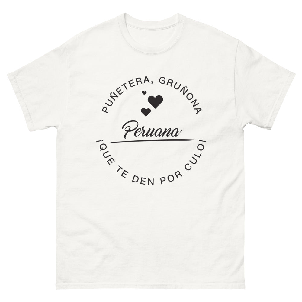 T-shirt Puntera Gruñona Peruana blanc - puntera gruñona