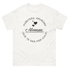 T-shirt allemand blanc - humour grincheux allemand
