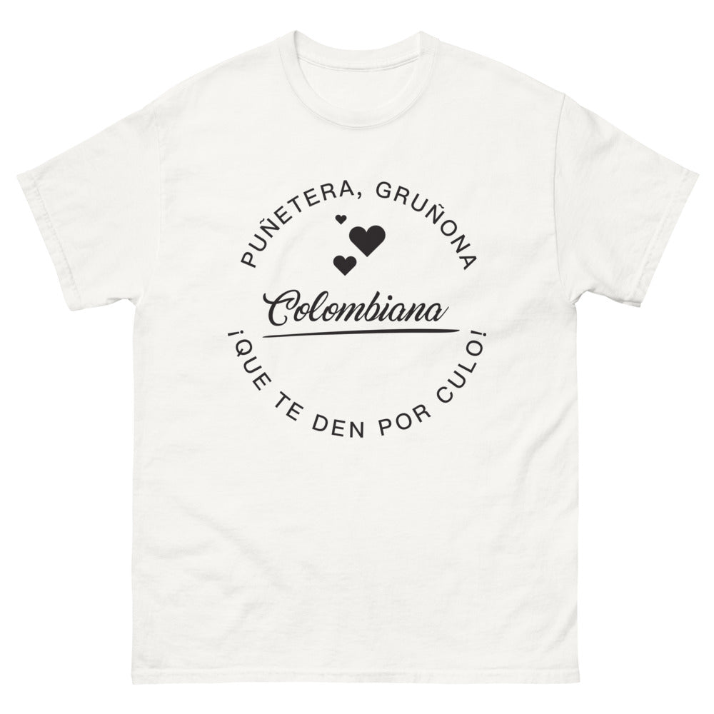T-shirt Colombiana blanc - puntera gruñona