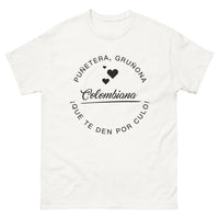 Thumbnail for T-shirt Colombiana blanc - puntera gruñona