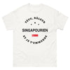T-shirt Singapourien blanc - et je t'emmerde
