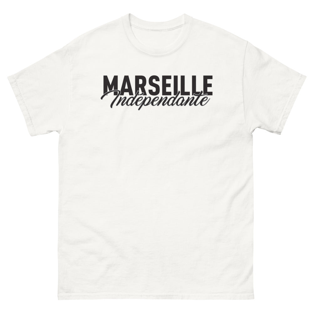 T-shirt Marseille blanc - esprit indépendant