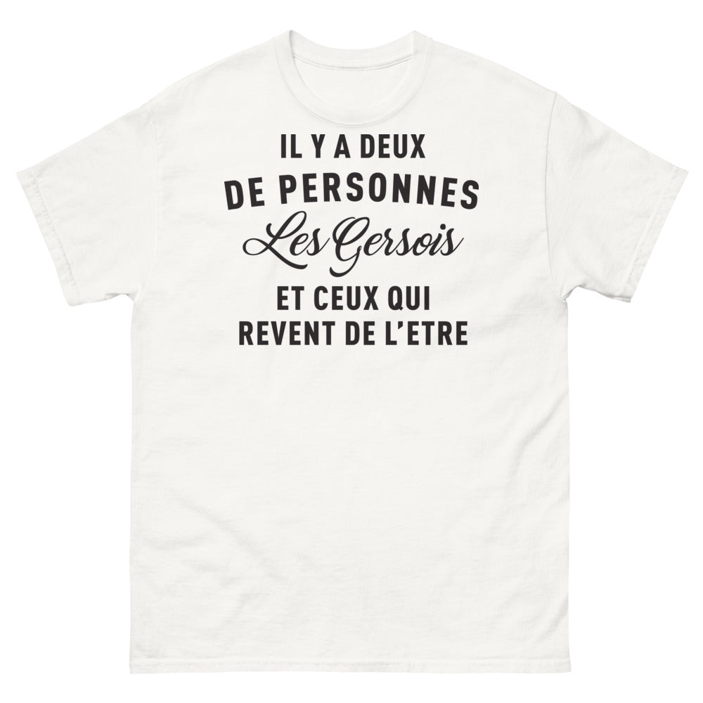 T-shirt Gers blanc - Les Gersois et rêveurs