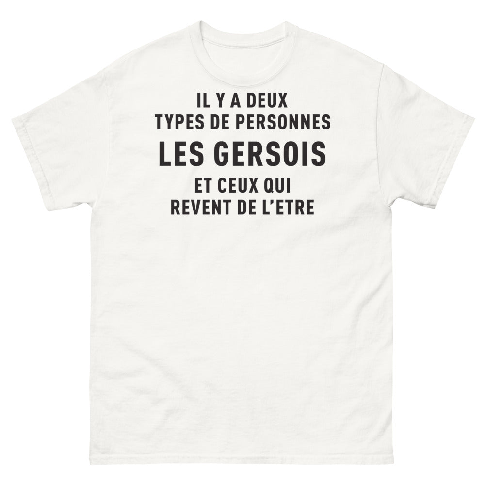 T-shirt Gers blanc - Les Gersois et ceux qui rêvent de l'être