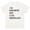 T-shirt Marseille blanc - clin d'œil marseillais