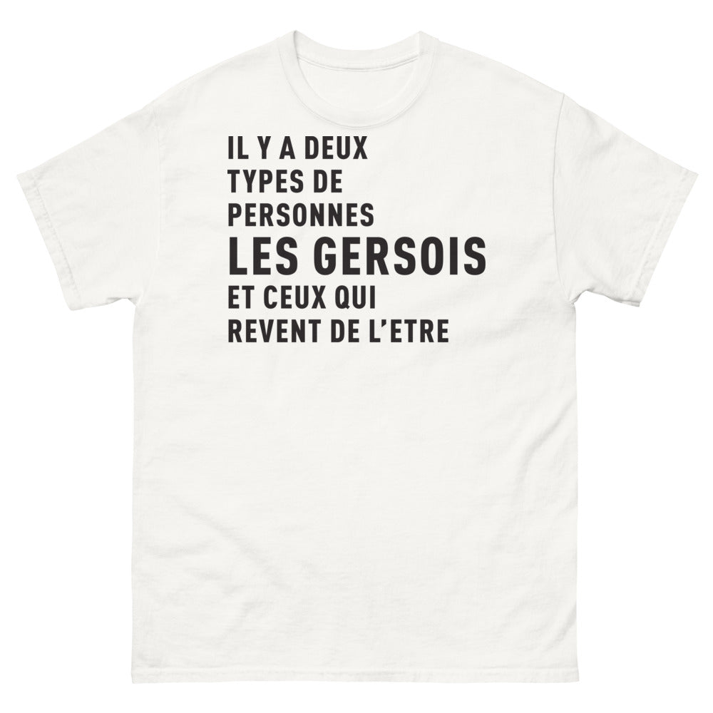 T-shirt Gersois blanc - clin d'œil malicieux au Gers