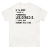 T-shirt Gersois blanc - clin d'œil malicieux au Gers
