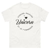 T-shirt chieuse râleuse licorne blanc - fier d'être unique