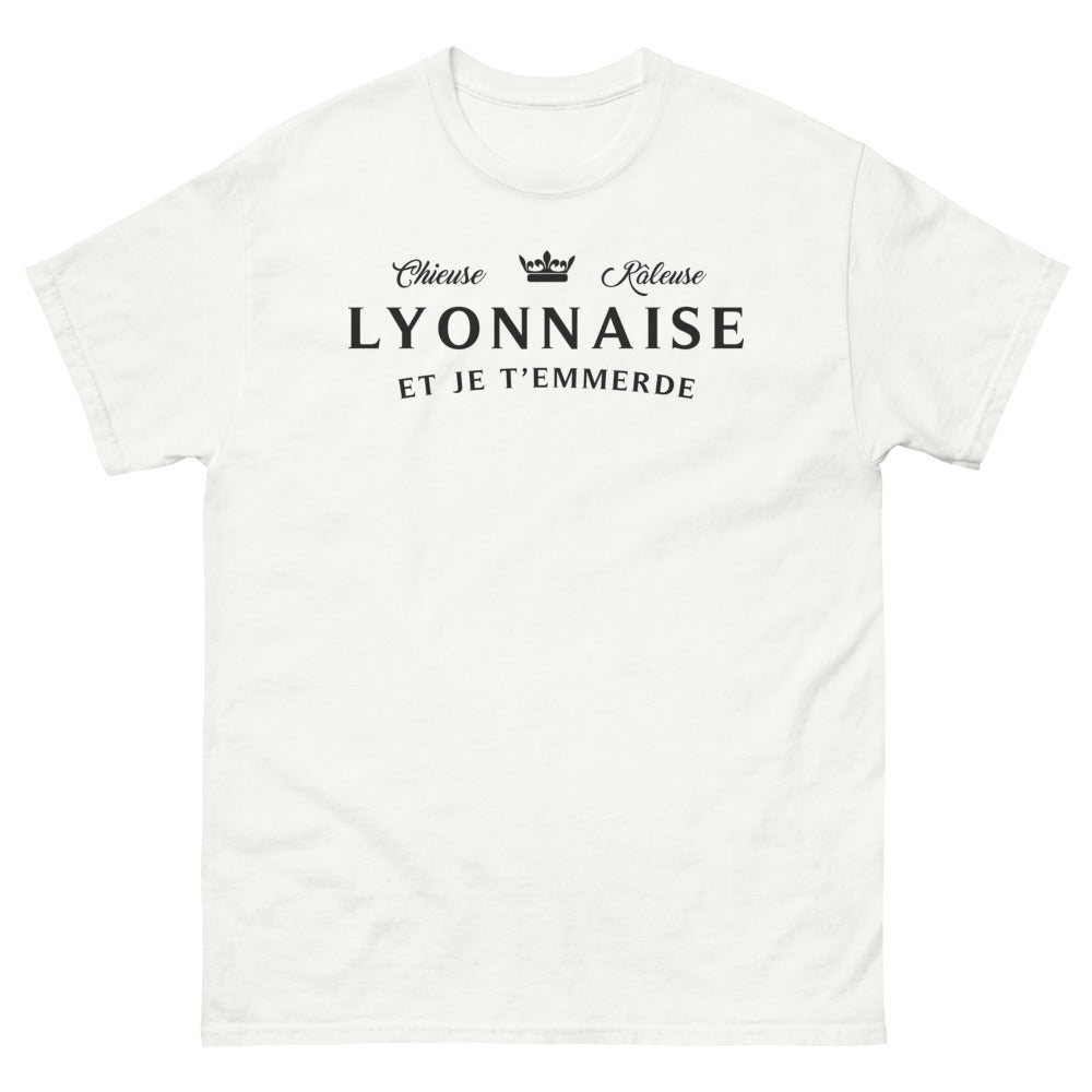 T-shirt Ain blanc - chieuse rôdeuse lyonnaise